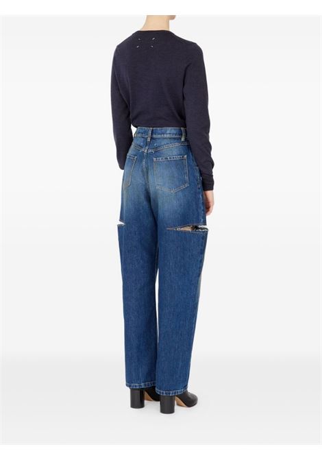 jeans cut-out uomo blu MAISON MARGIELA | S51LA0051 M30016963